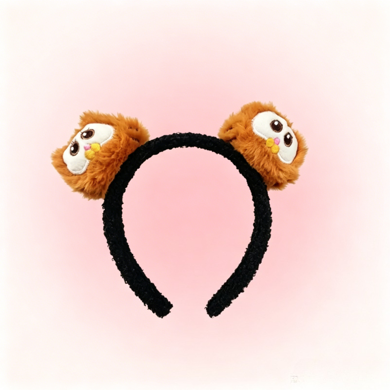 Anime Merchandise Wholesale - Bandeau en peluche mignon Garfield, accessoire