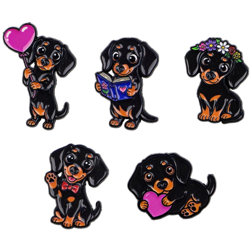 Enamel Pin Set - Lot de 5 épingles en émail
