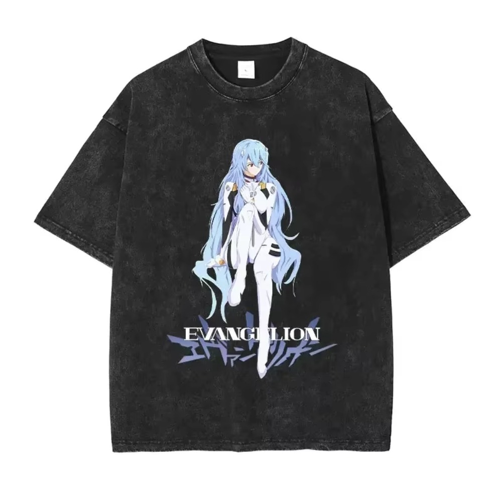 Anime Merchandise Shop - Surdimensionné hommes t-shirts vêtements EVA Anime