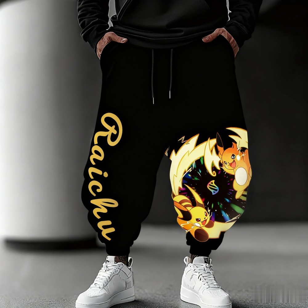 Anime Merchandise Shop - Pantalon thermique en polaire série Pokémon