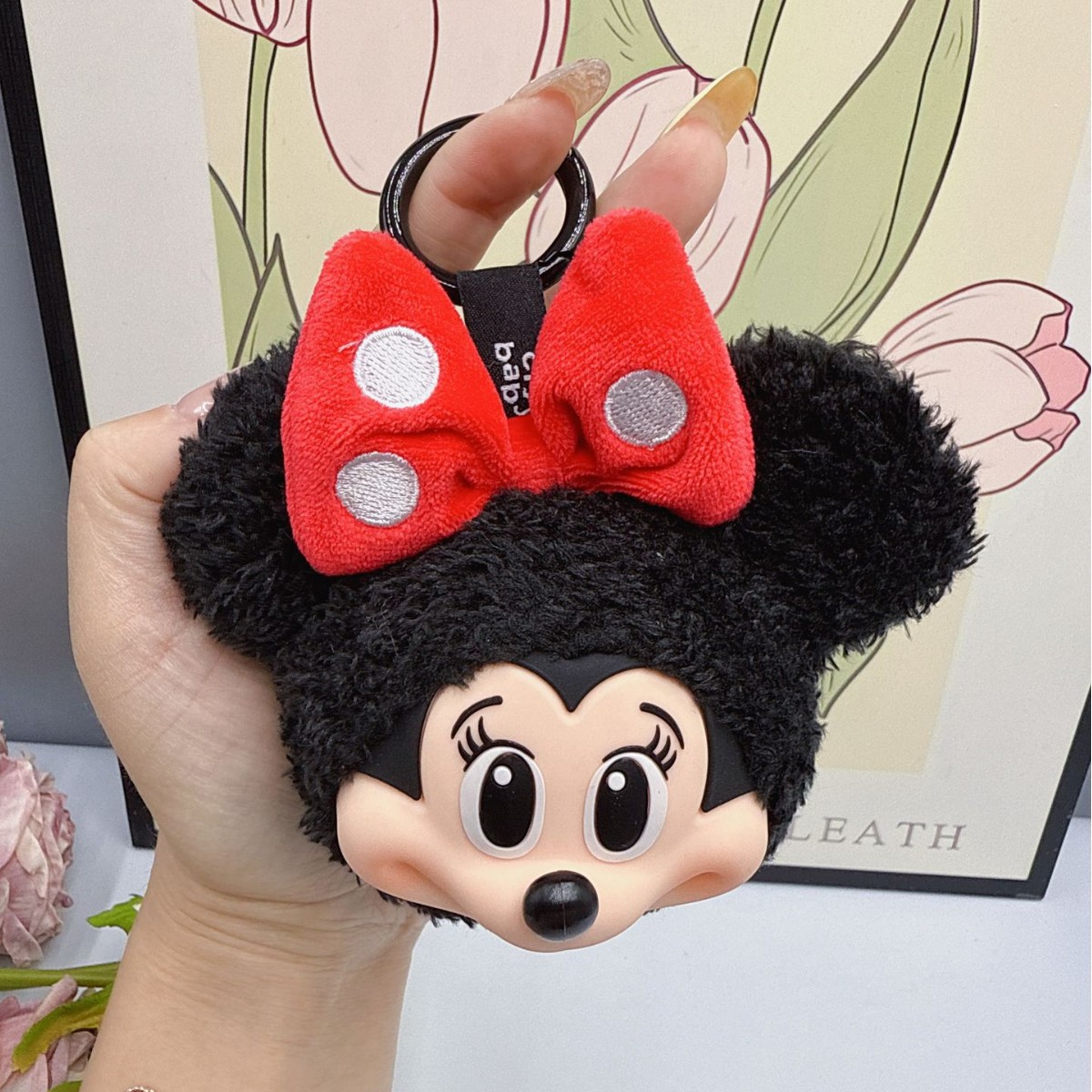 Original Anime Merchandise - Porte-clés poupée en peluche Mickey Minnie,