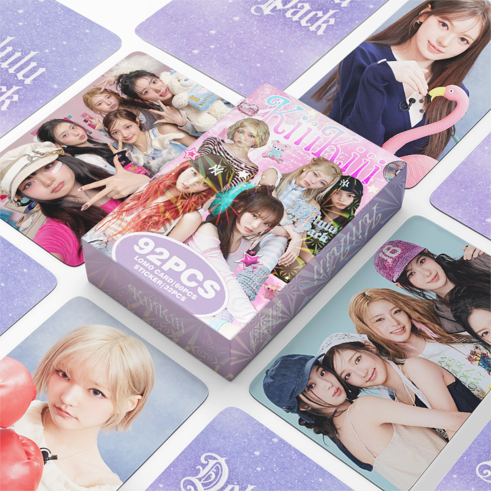 Sticker Sheet Set - 92 pièces KiiiKiii Delulu Pack Cartes