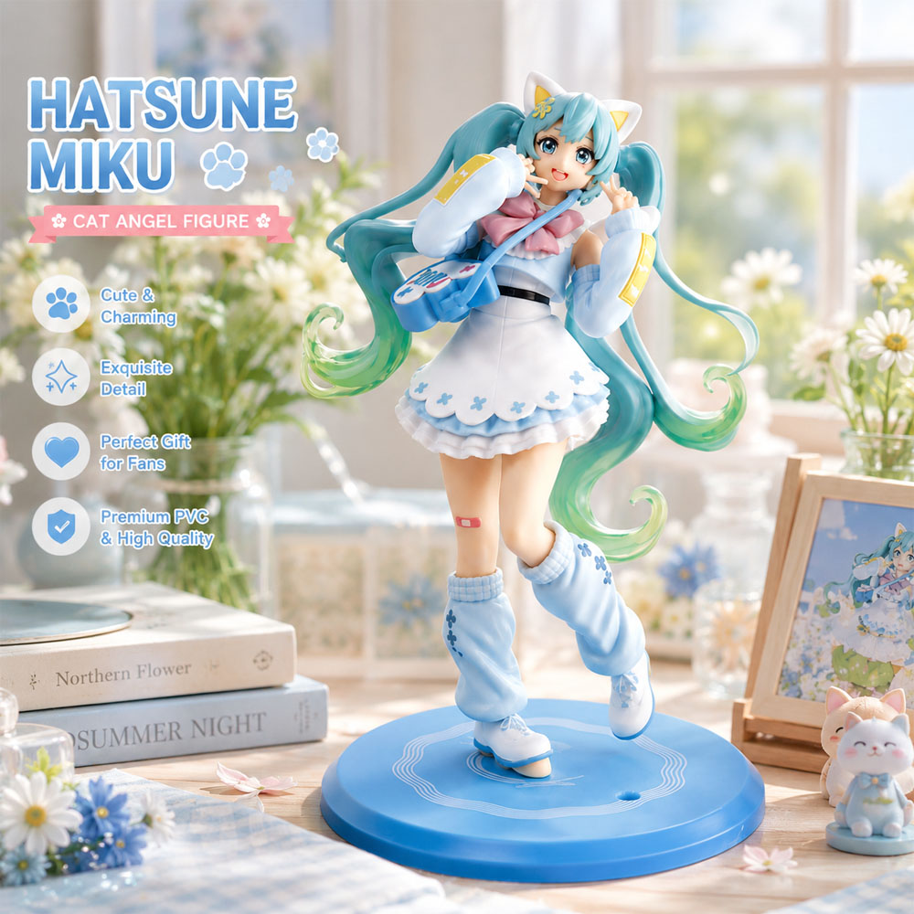 Good Smile Company Pop Up Parade - Figurine Hatsune Miku Chat Angélique 19cm,
