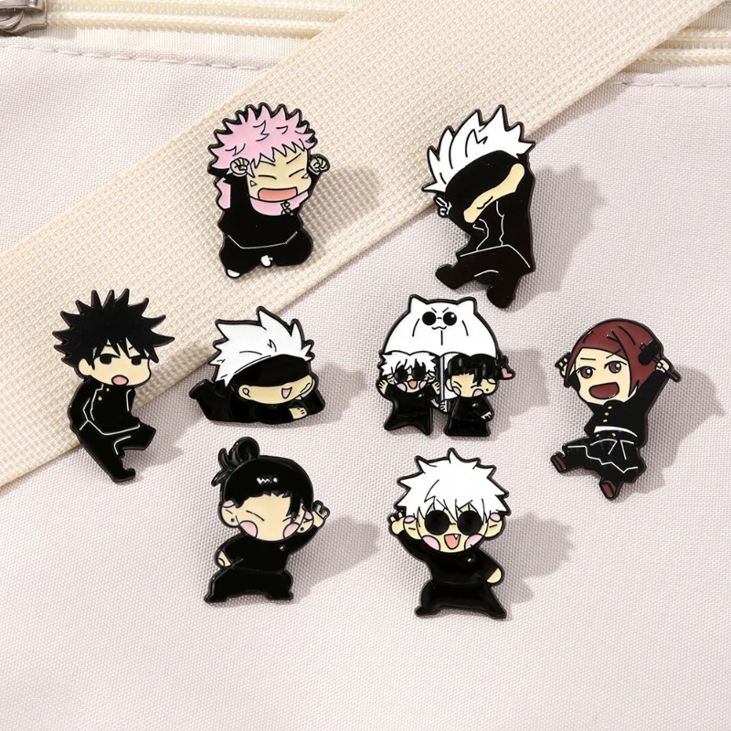 Enamel Pin Set - Ensemble de 8 épingles en émail