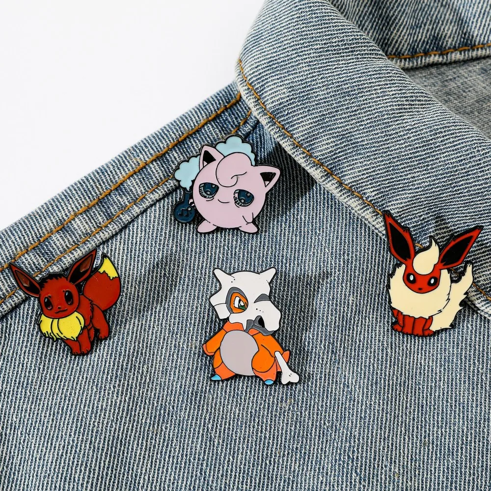 Enamel Pin Set - Lot de 4 Broches Personnages de
