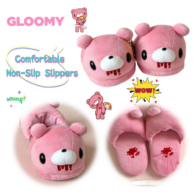 Anime Merchandise Wholesale - Pantoufles en coton pour filles, motif