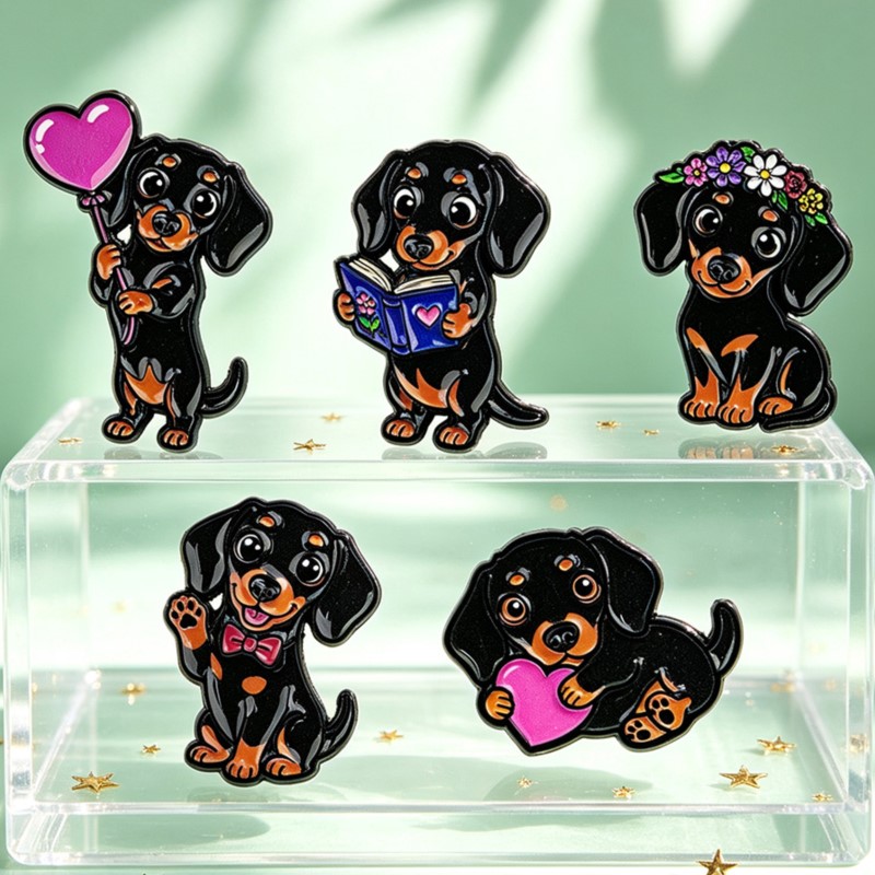Lot de 5 épingles en émail mig - Enamel Pin Set avis et prix