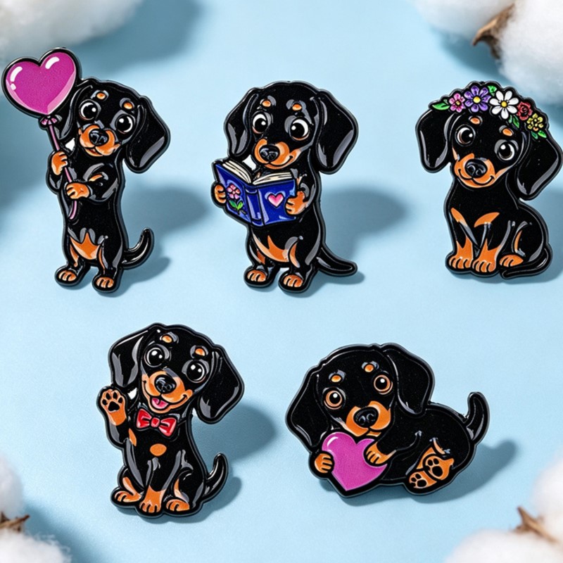Lot de 5 épingles en émail mig - Enamel Pin Set avis et prix