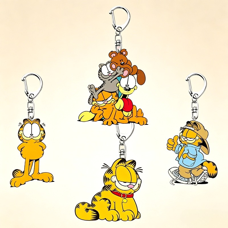 Porte-clés en acrylique Garfie - Anime Merchandise Wholesale avis et prix