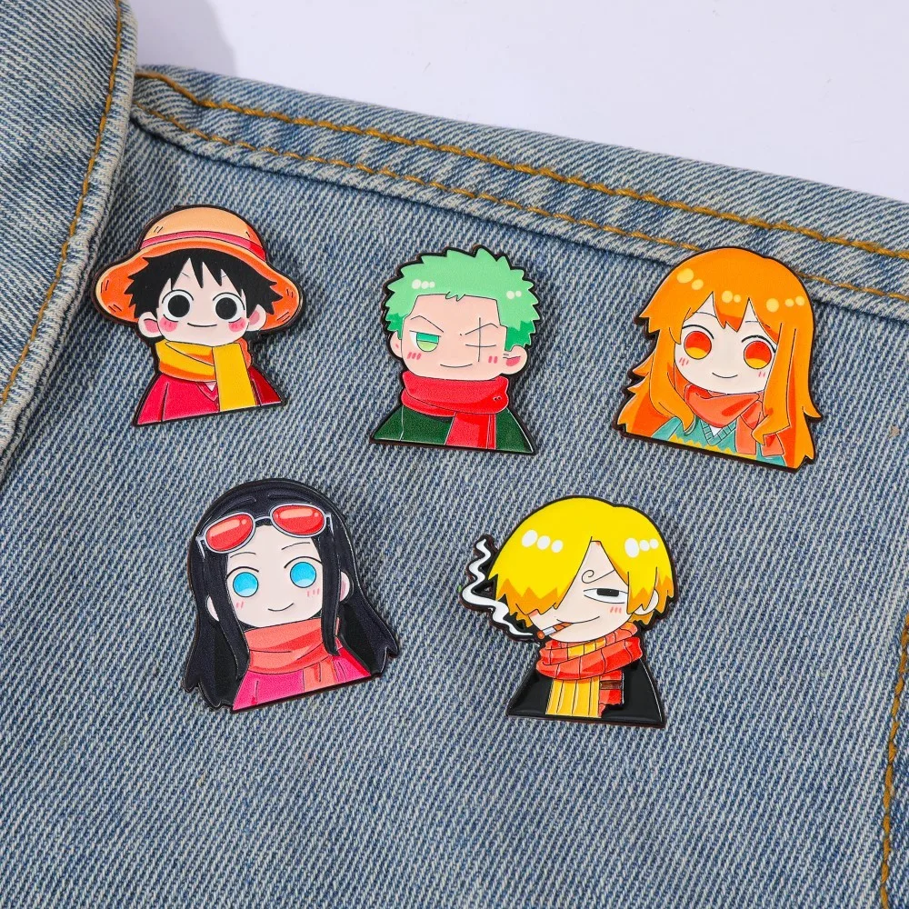 Lot de 5 Broches Mignonnes Ani - Enamel Pin Set avis et prix