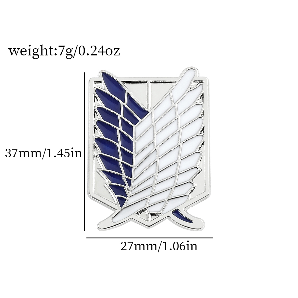 Broche en émail Anime L'Attaqu - Enamel Pin Set avis et prix