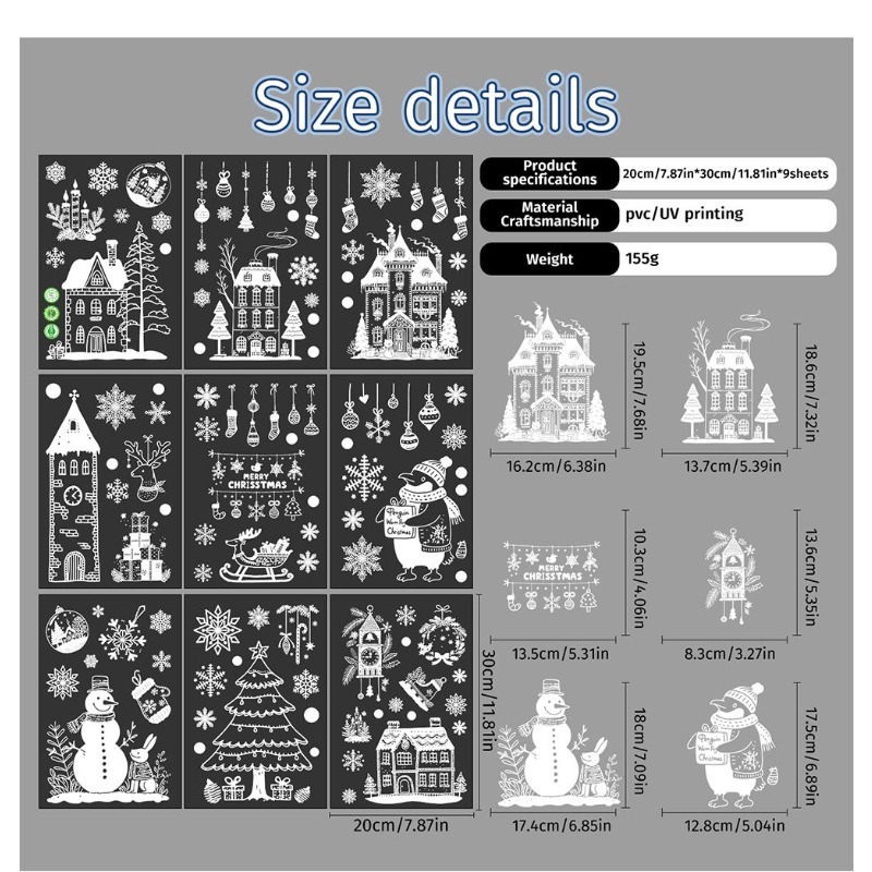 9 feuilles/ensemble de nouveau - Sticker Sheet Set avis et prix