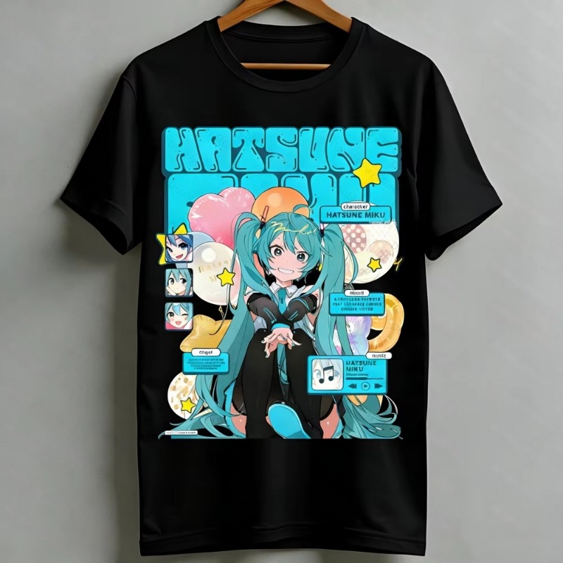 T-shirt Kawaii Miku 2026 – T-s - Anime Girl Merchandise avis et prix